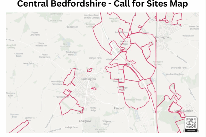 Neighbourhood Plan area with Call for Sites