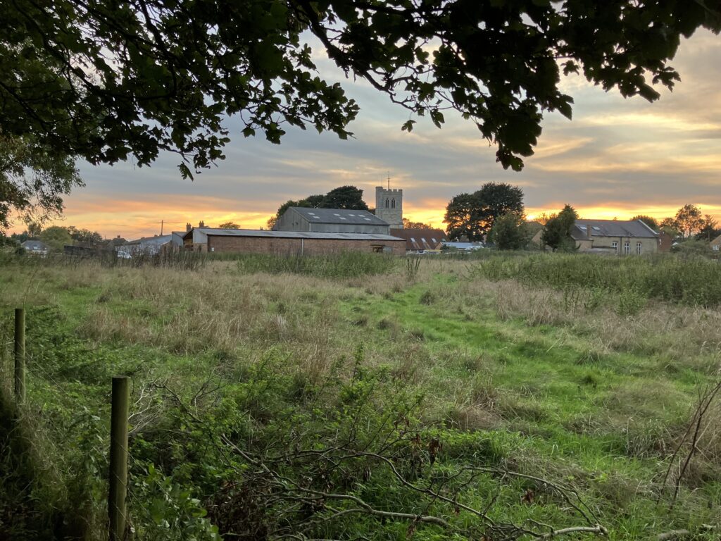 St George of England church sunset